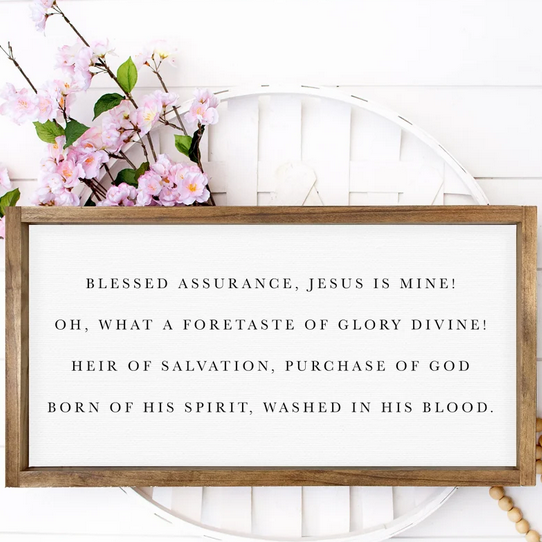 Blessed Assurance Jesus Is Mine